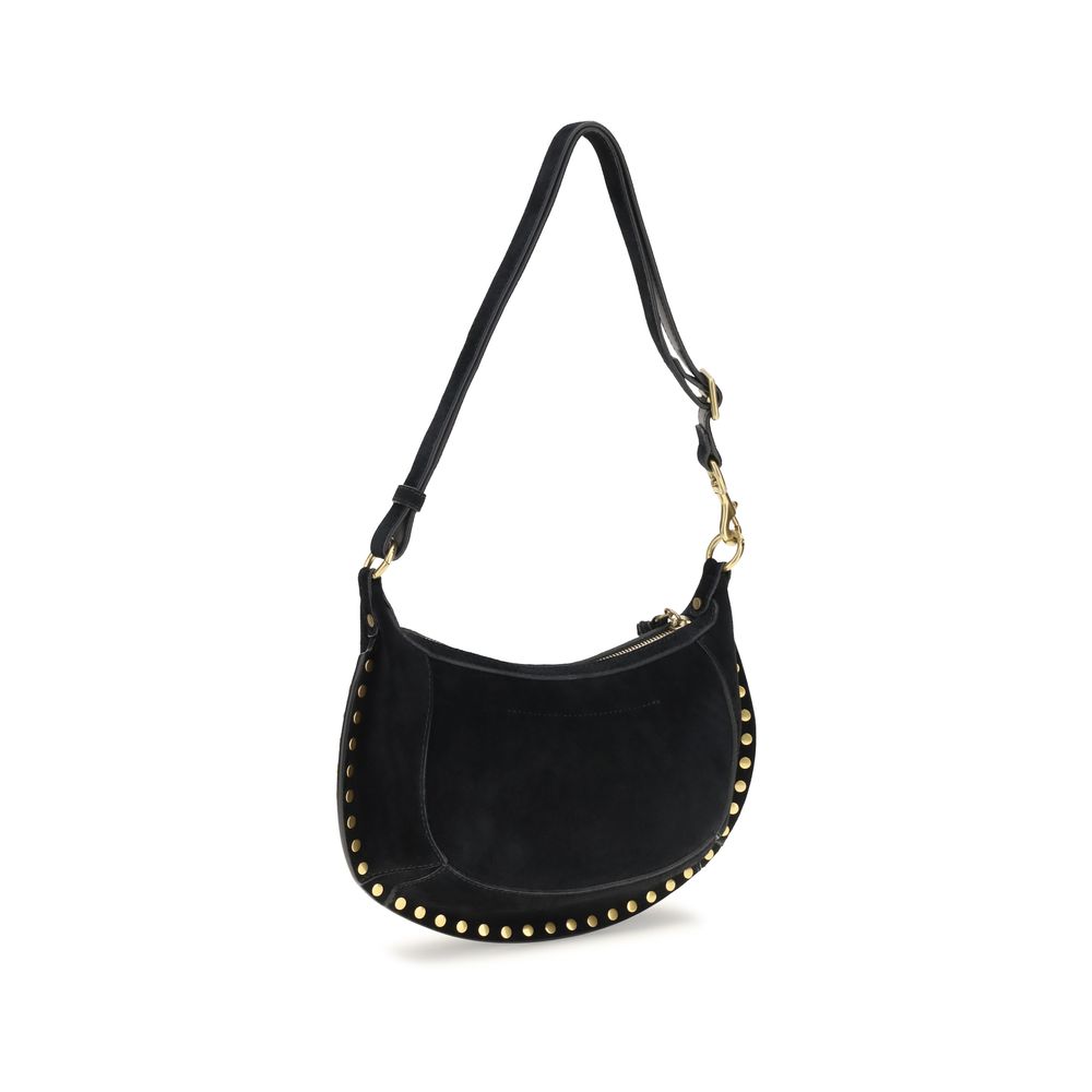 Bolso de Hombro Isabel Marant de Piel de Becerro Negra Bos Taurus
