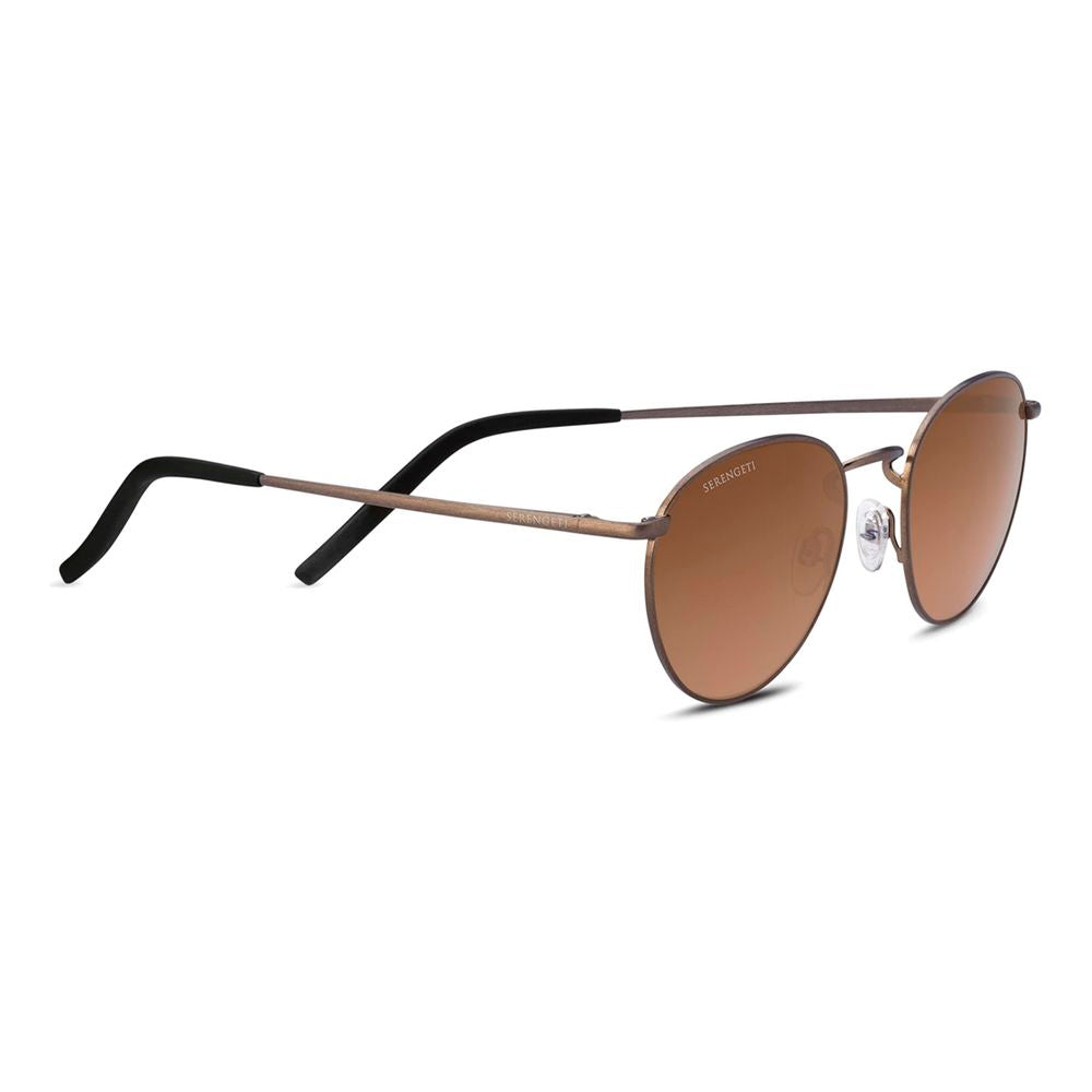 Gafas de sol Serengeti de metal marrón