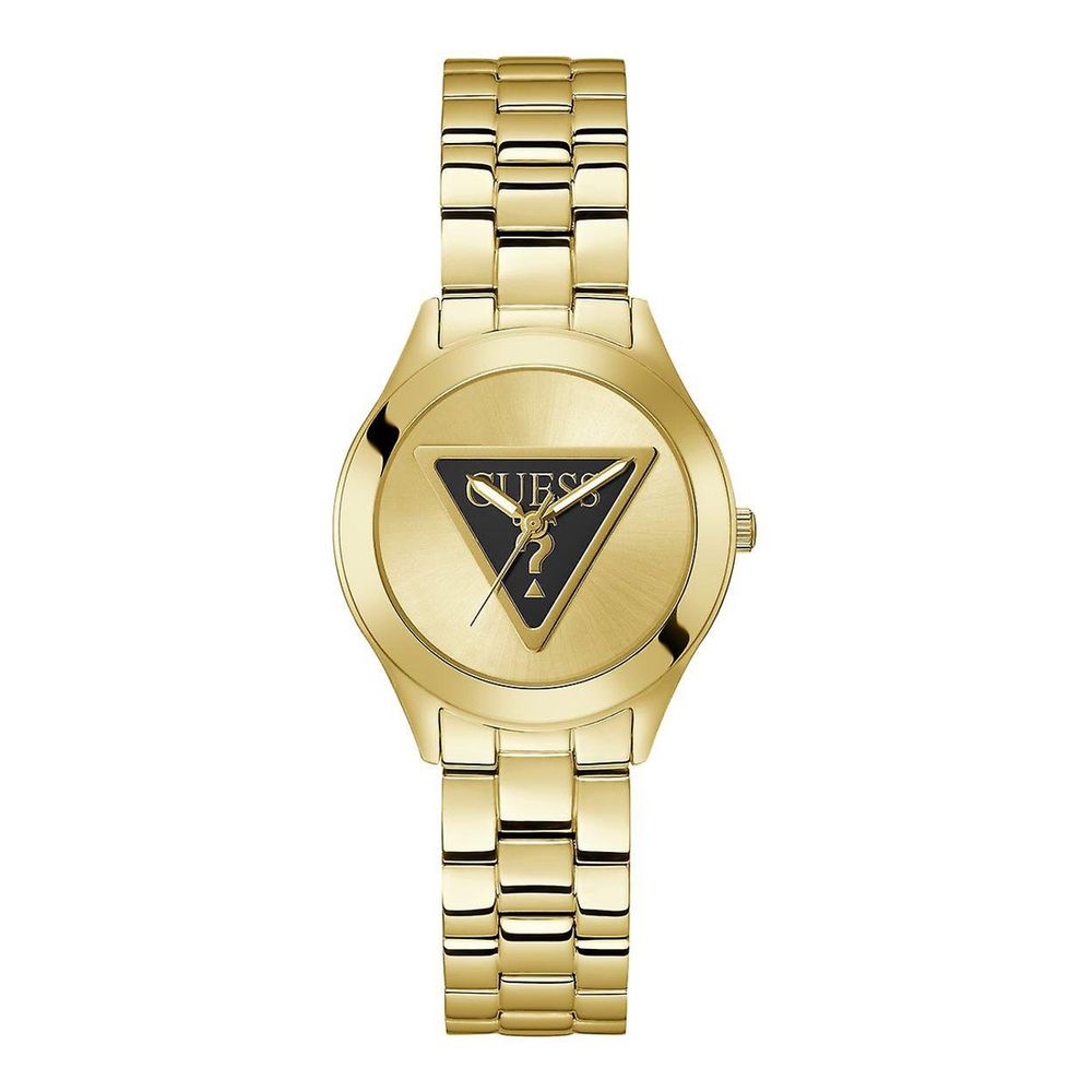 Reloj de vestir Guess de acero inoxidable dorado