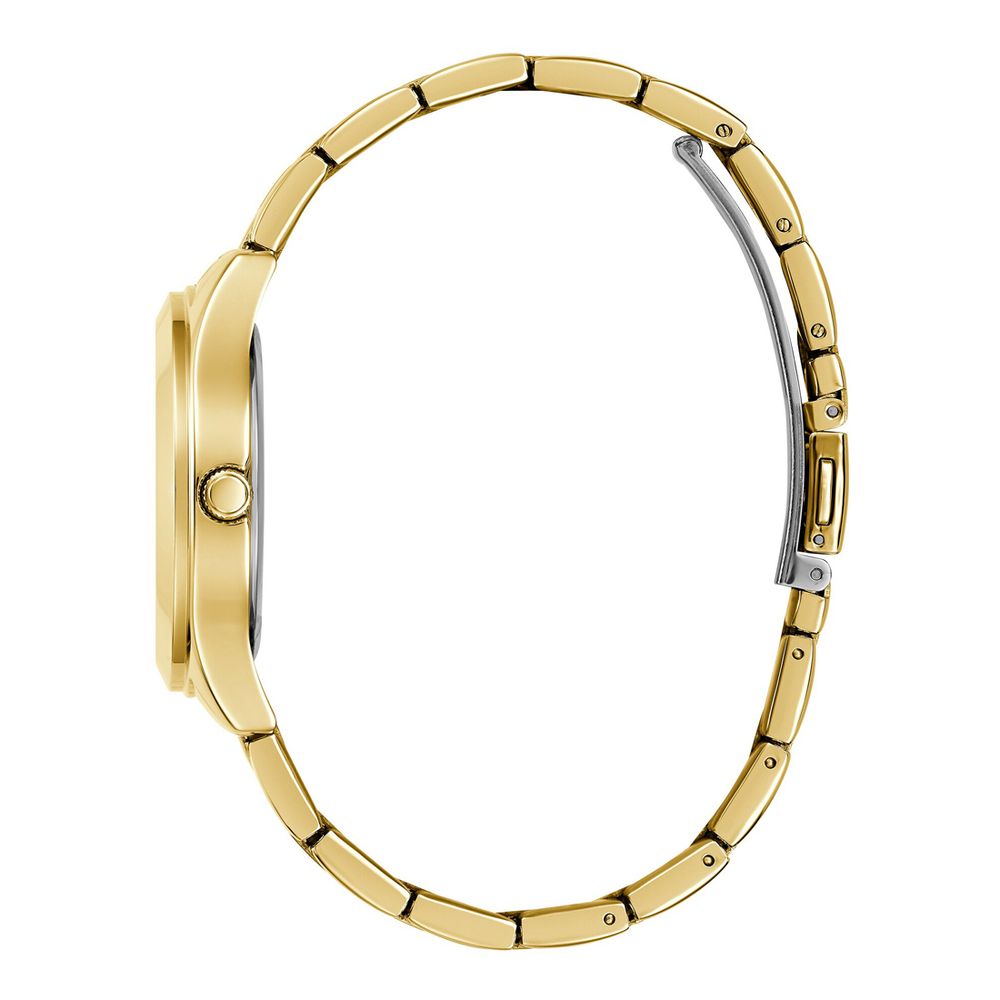 Reloj de vestir Guess de acero inoxidable dorado