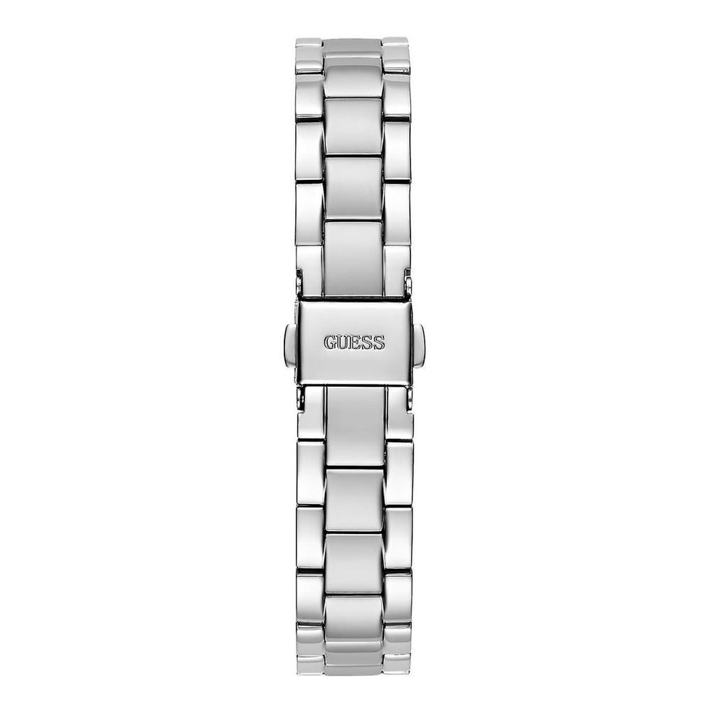 Reloj de vestir de acero inoxidable gris Guess