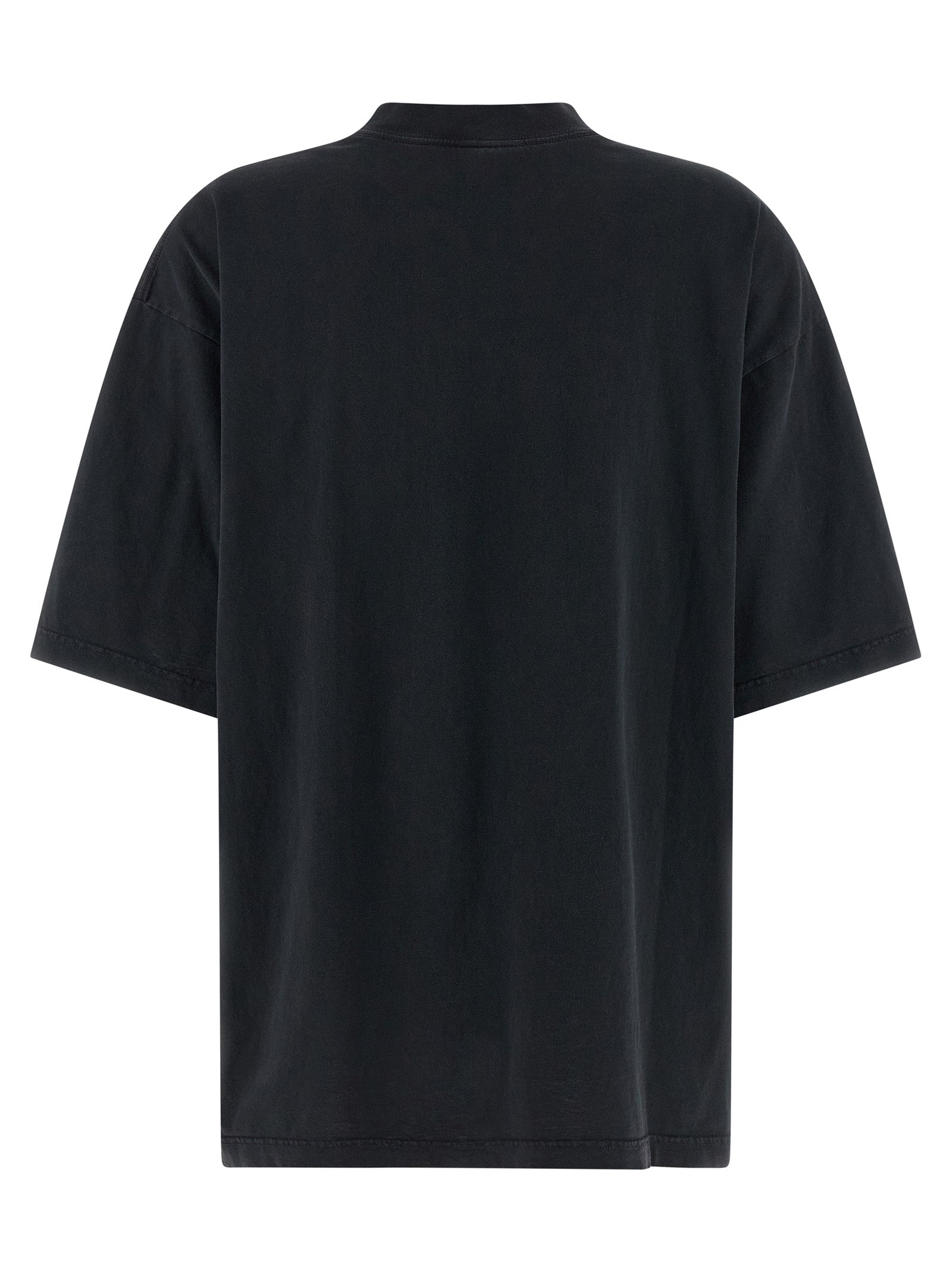 Camiseta Balenciaga de algodón negra