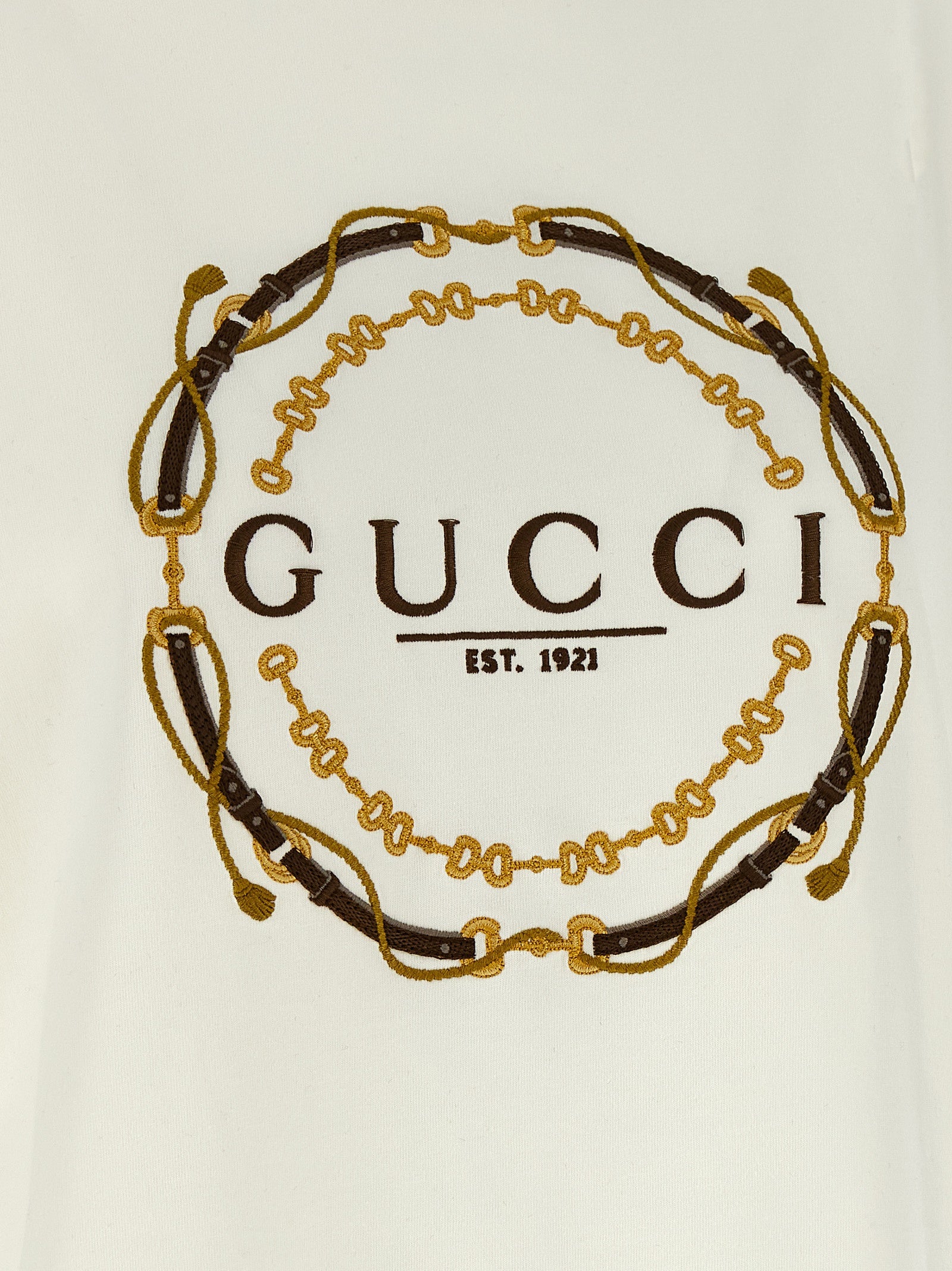 Camiseta Gucci de tela blanca