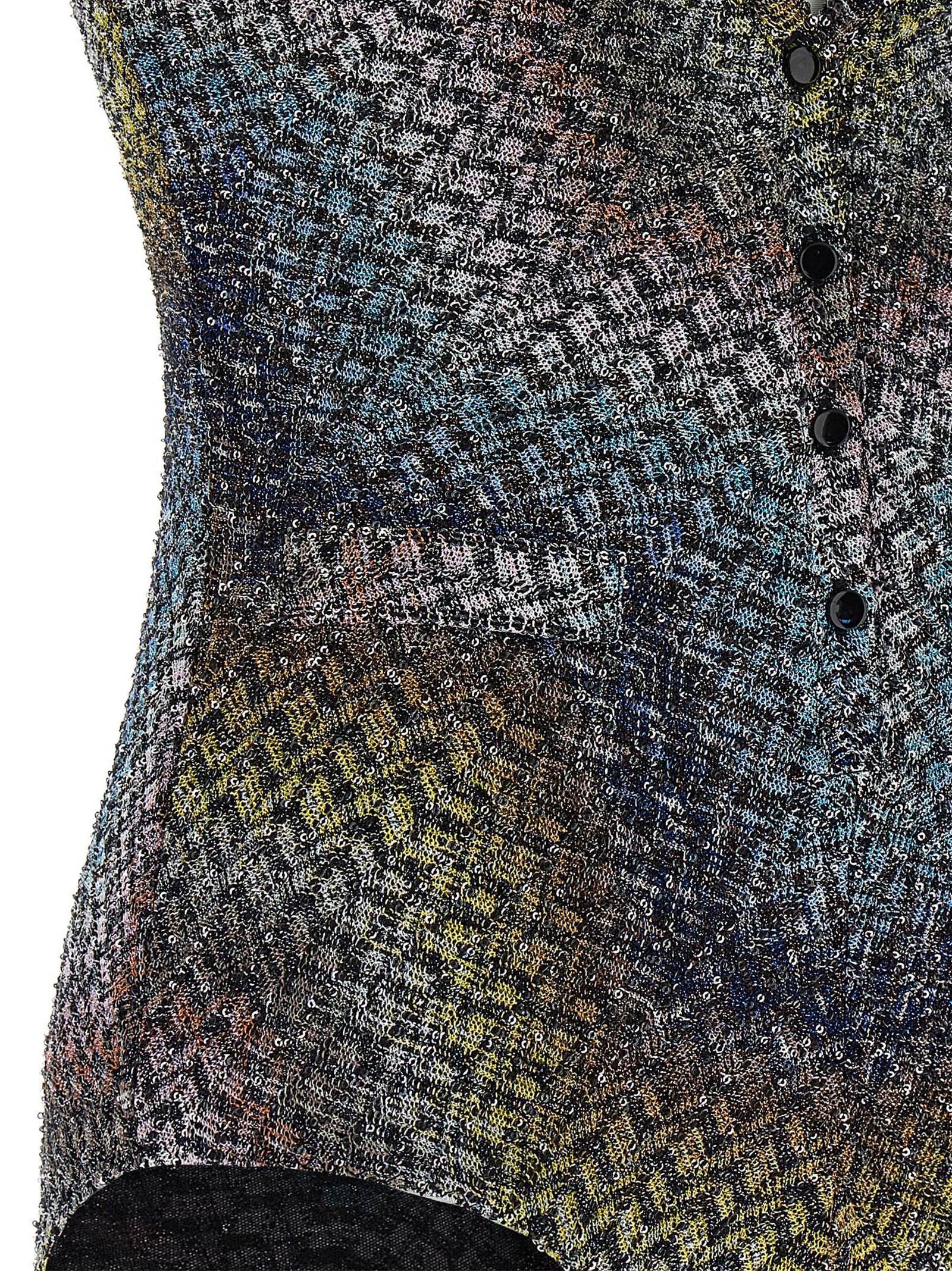 Missoni Multicolor Viscose One-Piece Swimsuit