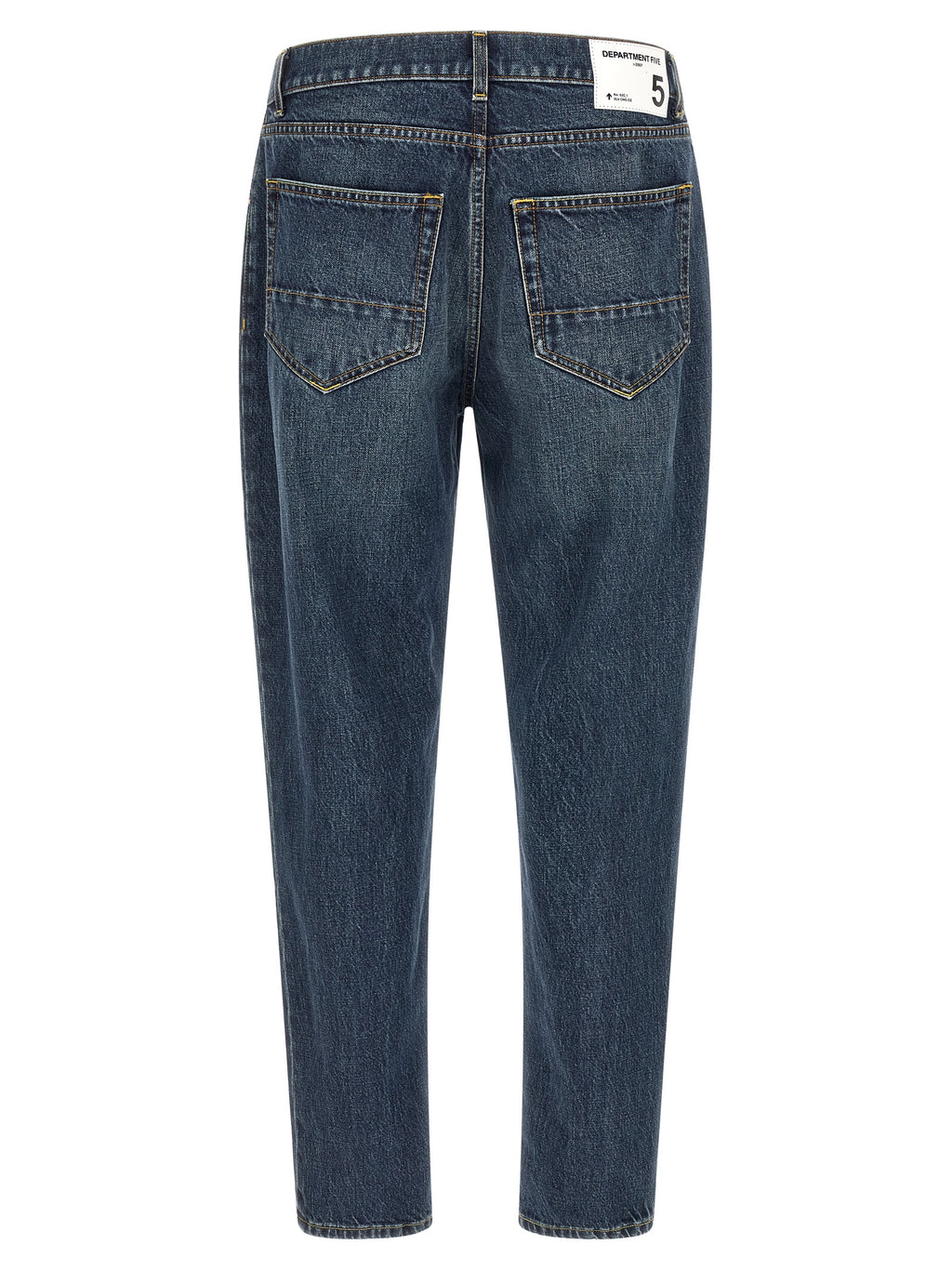 Department 5 Blue Cotton Tapered Jeans