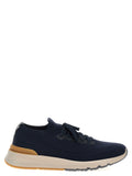 Zapatillas deportivas de lana azul Brunello Cucinelli