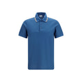 Polo de algodón azul de Burberry