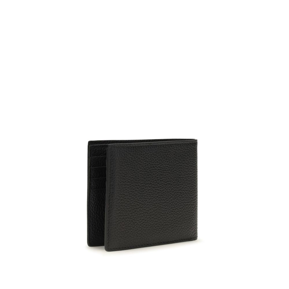 Billetera Tom Ford de piel de becerro negra Bos Taurus