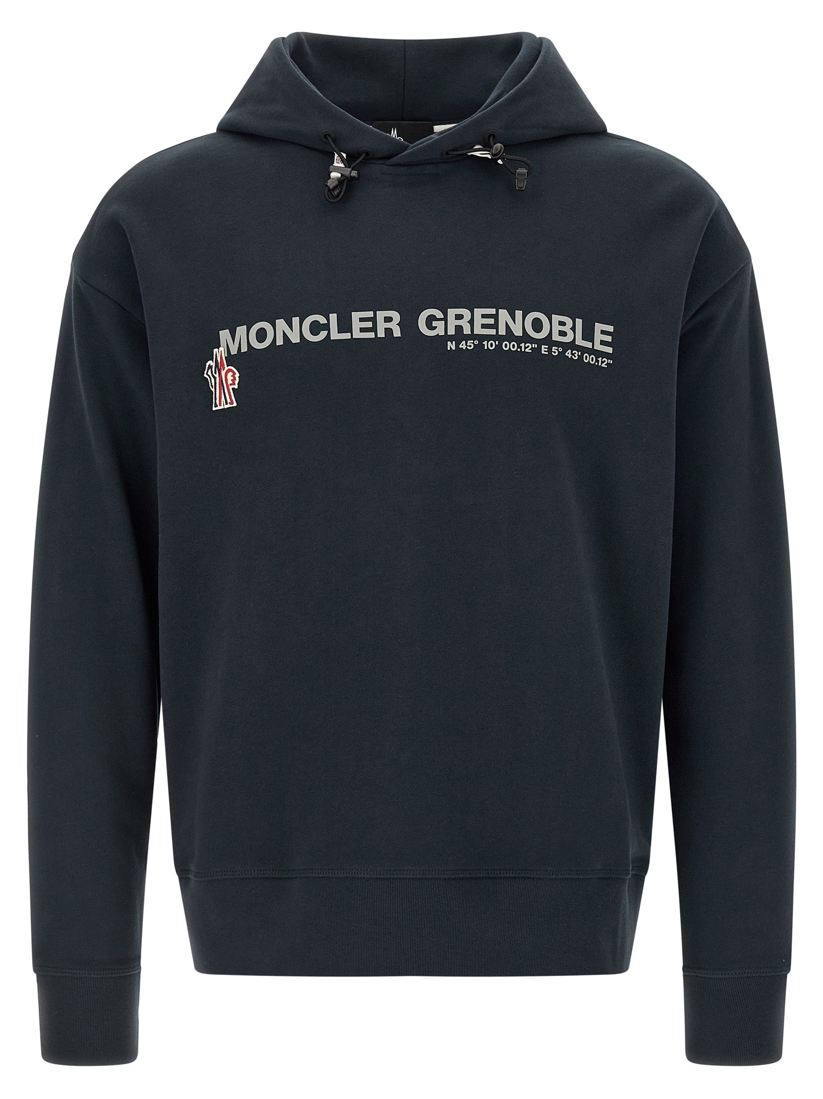 Sudadera Moncler Grenoble de algodón azul