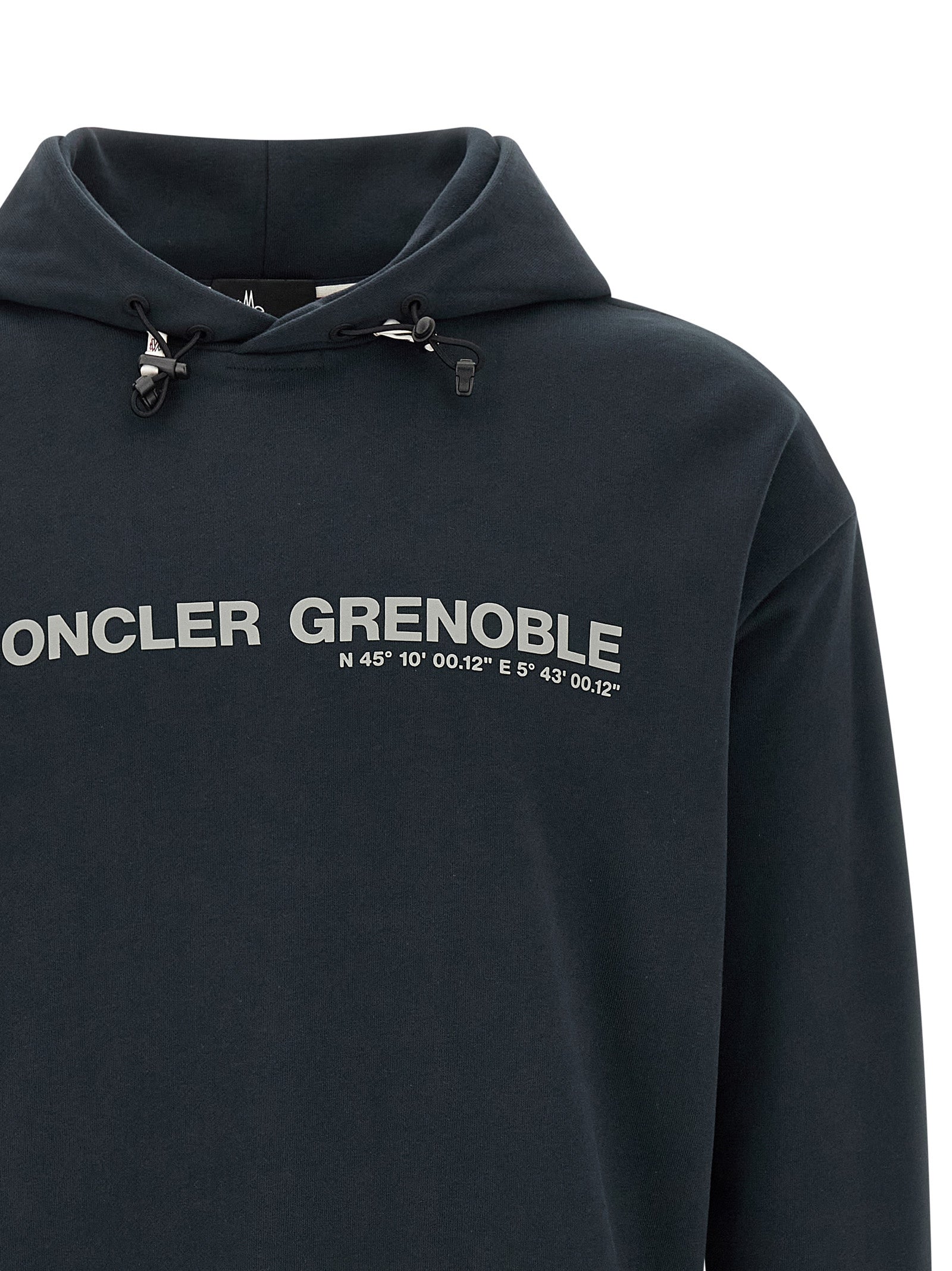 Sudadera Moncler Grenoble de algodón azul