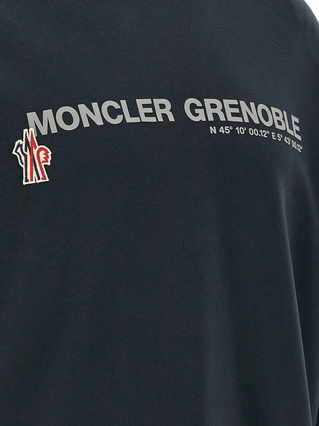 Sudadera Moncler Grenoble de algodón azul