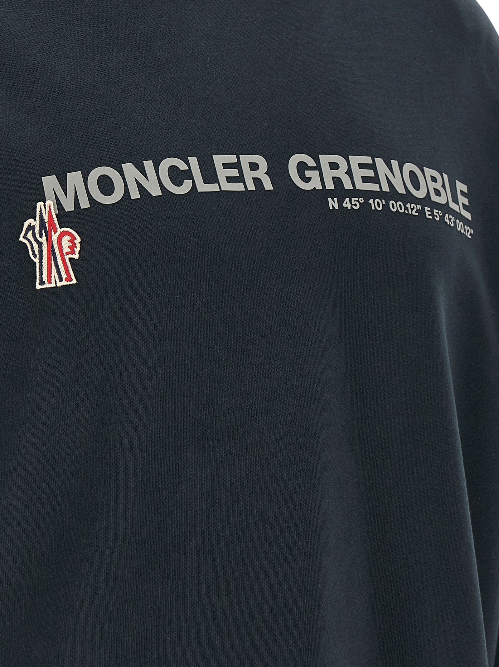 Sudadera Moncler Grenoble de algodón azul