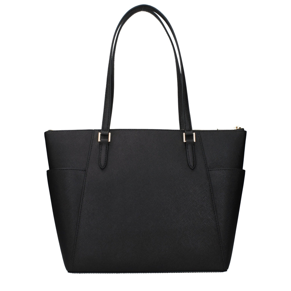 Bolso de hombro Michael Kors de cuero negro