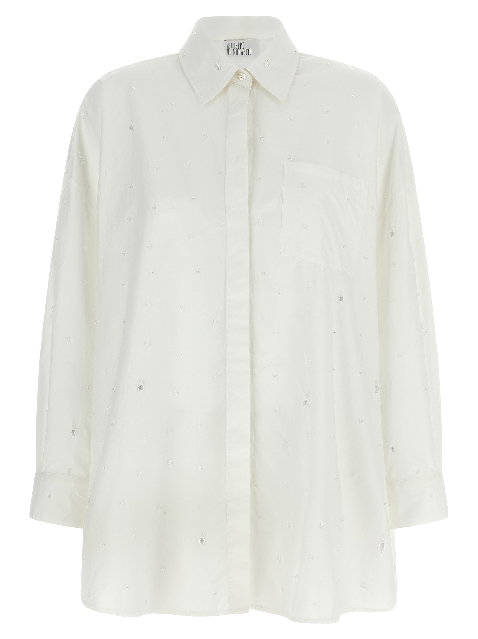 Giuseppe Di Morabito White Cotton Blouse