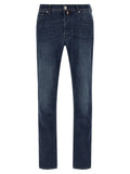 Jacob Cohen Jeans pitillo de algodón azul