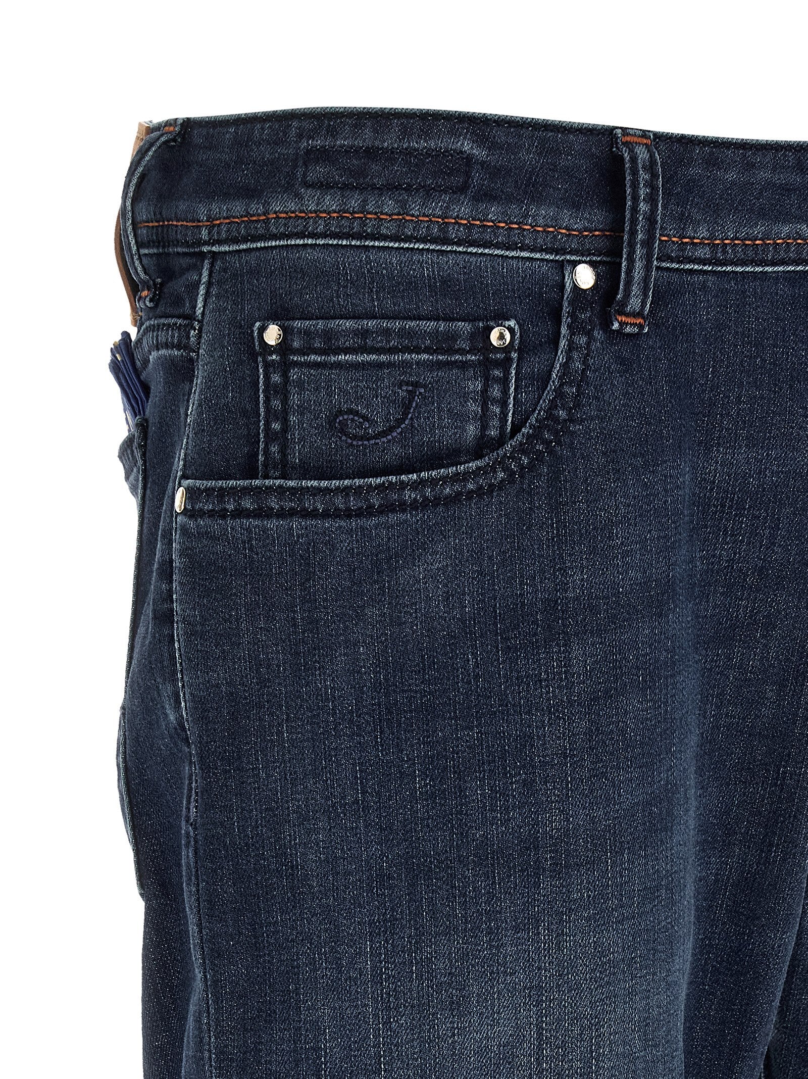 Jacob Cohen Jeans pitillo de algodón azul