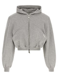 La sudadera de algodón gris The Attico