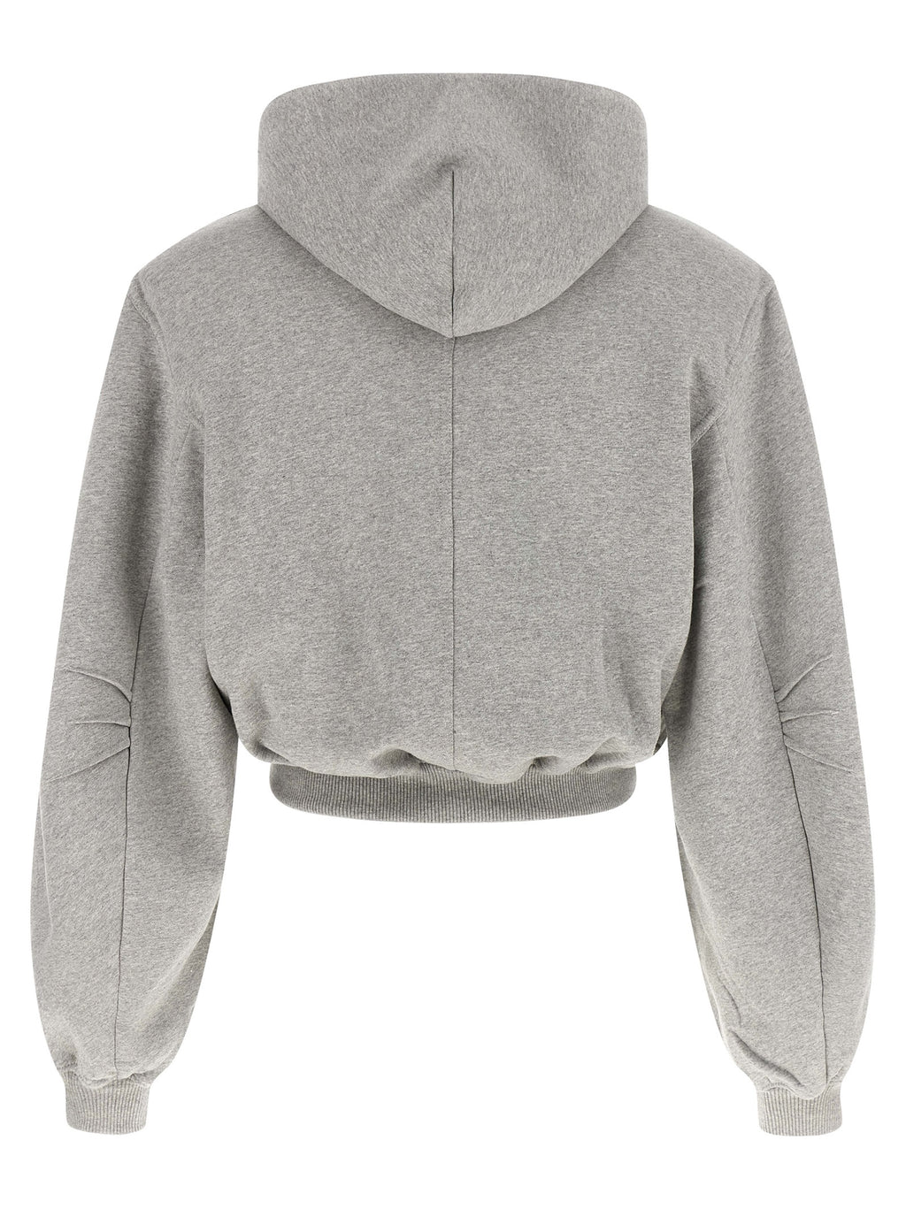 La sudadera de algodón gris The Attico
