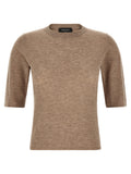 Fabiana Filippi Beige Wool T-Shirt