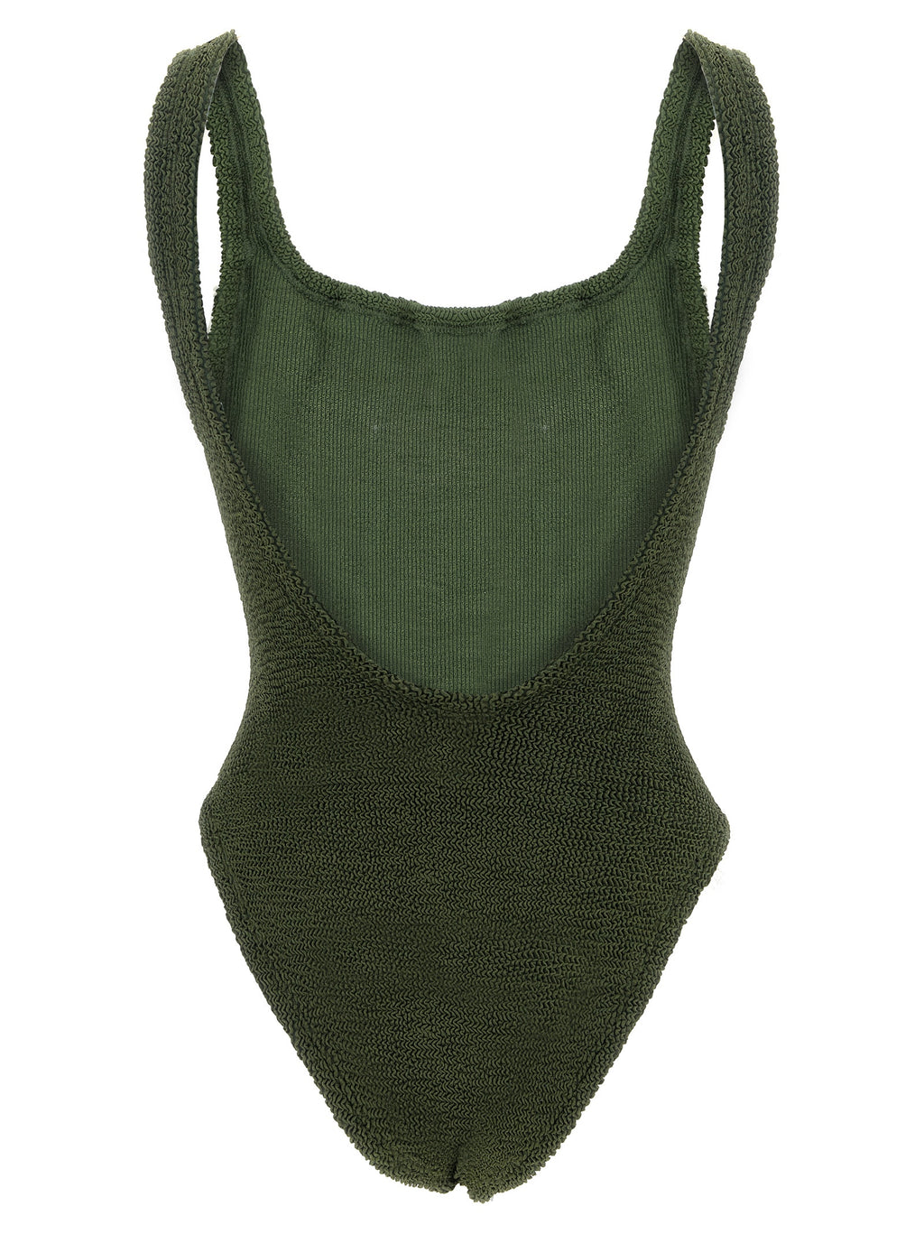 Hunza G Bicolor Polyamide One-Piece Swimsuit