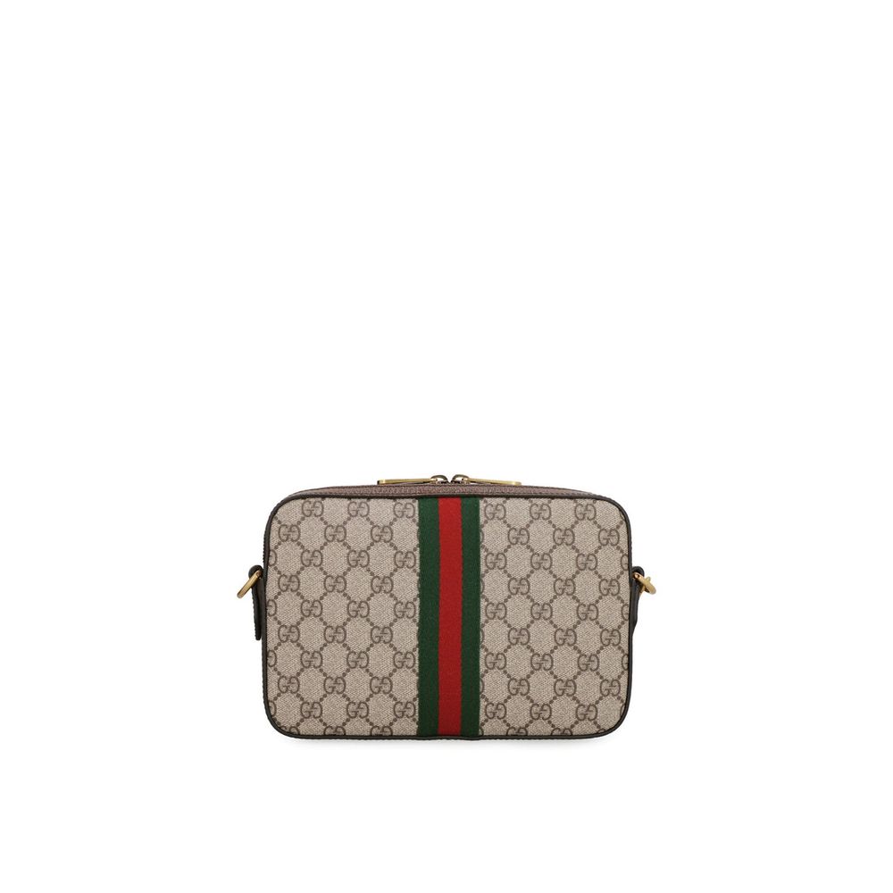 Bolso de hombro Gucci de algodón beige