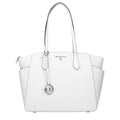 Bolso de hombro Michael Kors de cuero blanco