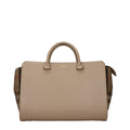 Bolso de mano Burberry de piel beige