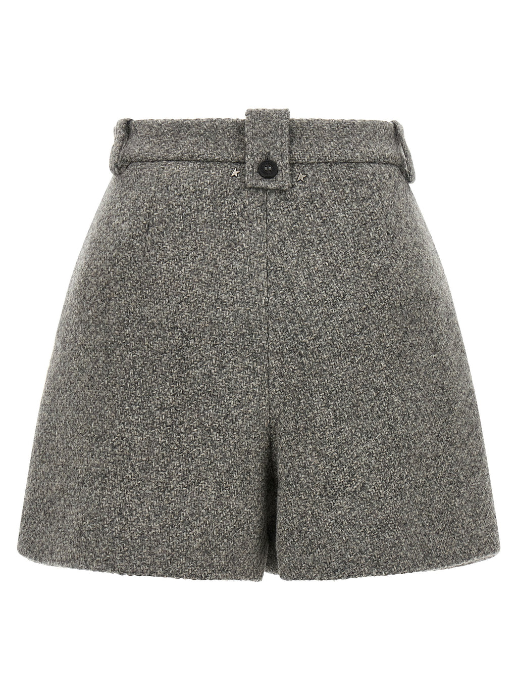 Golden Goose Gray Virgin Wool Bermuda Shorts