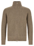 MM6 Maison Margiela Beige Wool Full-Length Jacket