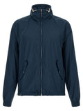 Brunello Cucinelli Blue Polyester Full-Length Jacket