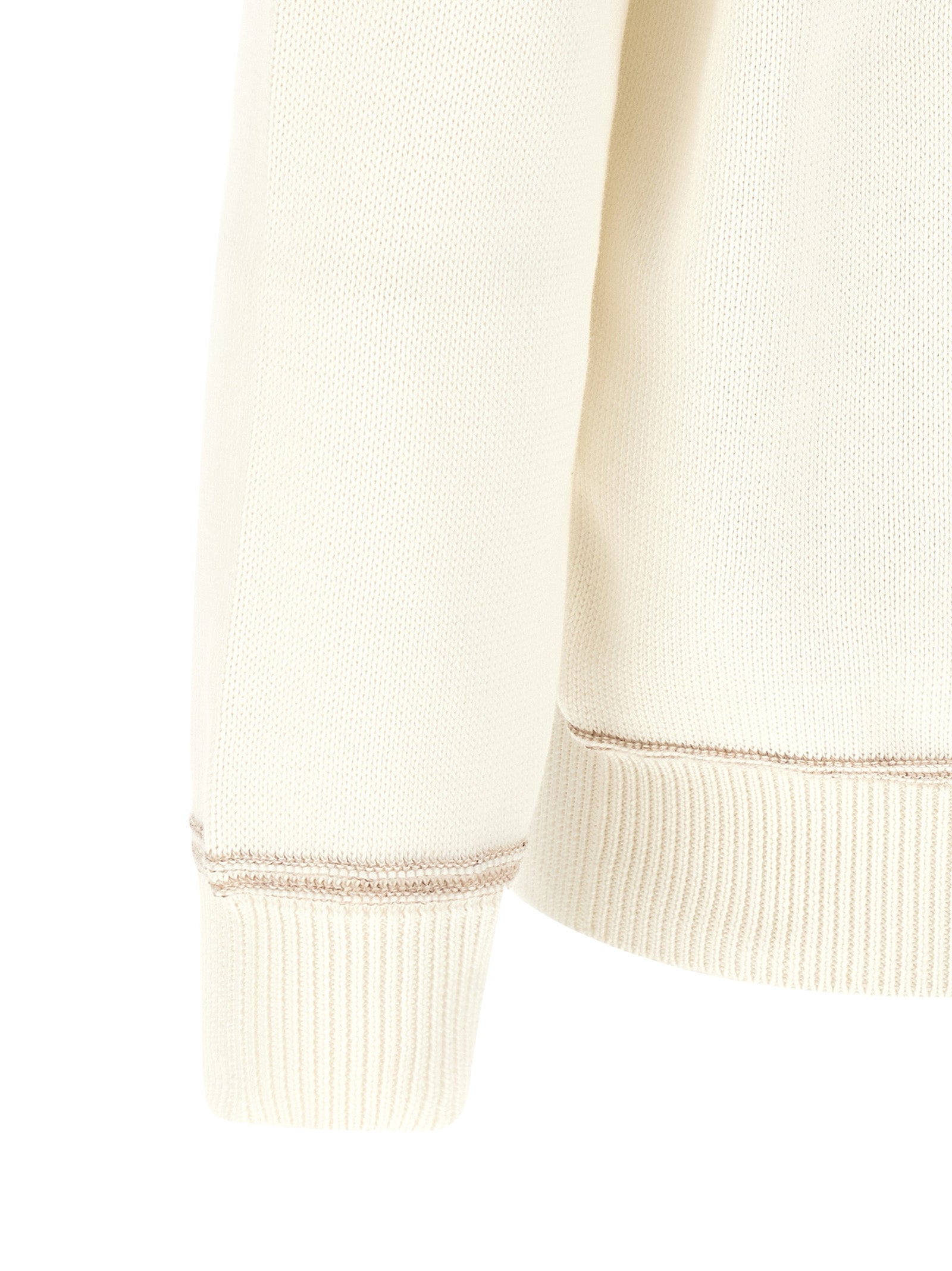 Cárdigan Brunello Cucinelli de algodón beige