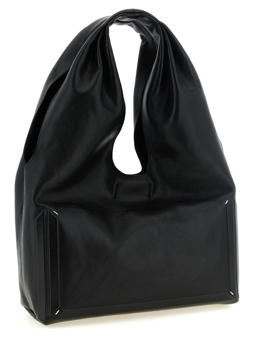 Maison Margiela Black Lamb Leather Shoulder Bag