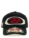 Diesel Black Cotton Cap (Baseball Hat)