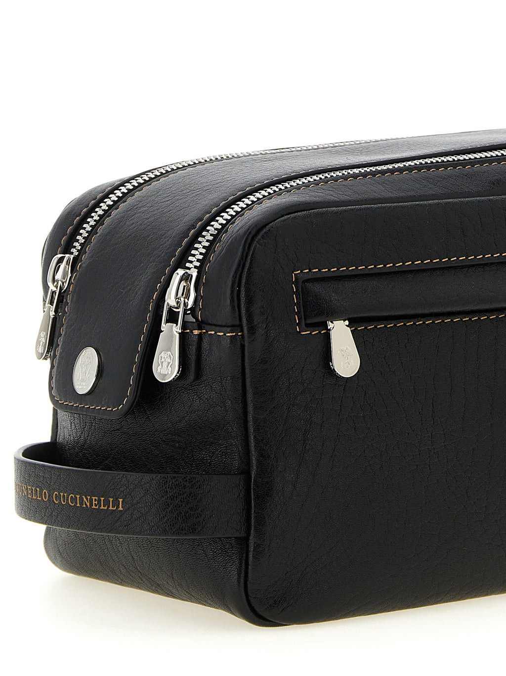 Brunello Cucinelli Black Calfskin Accessories
