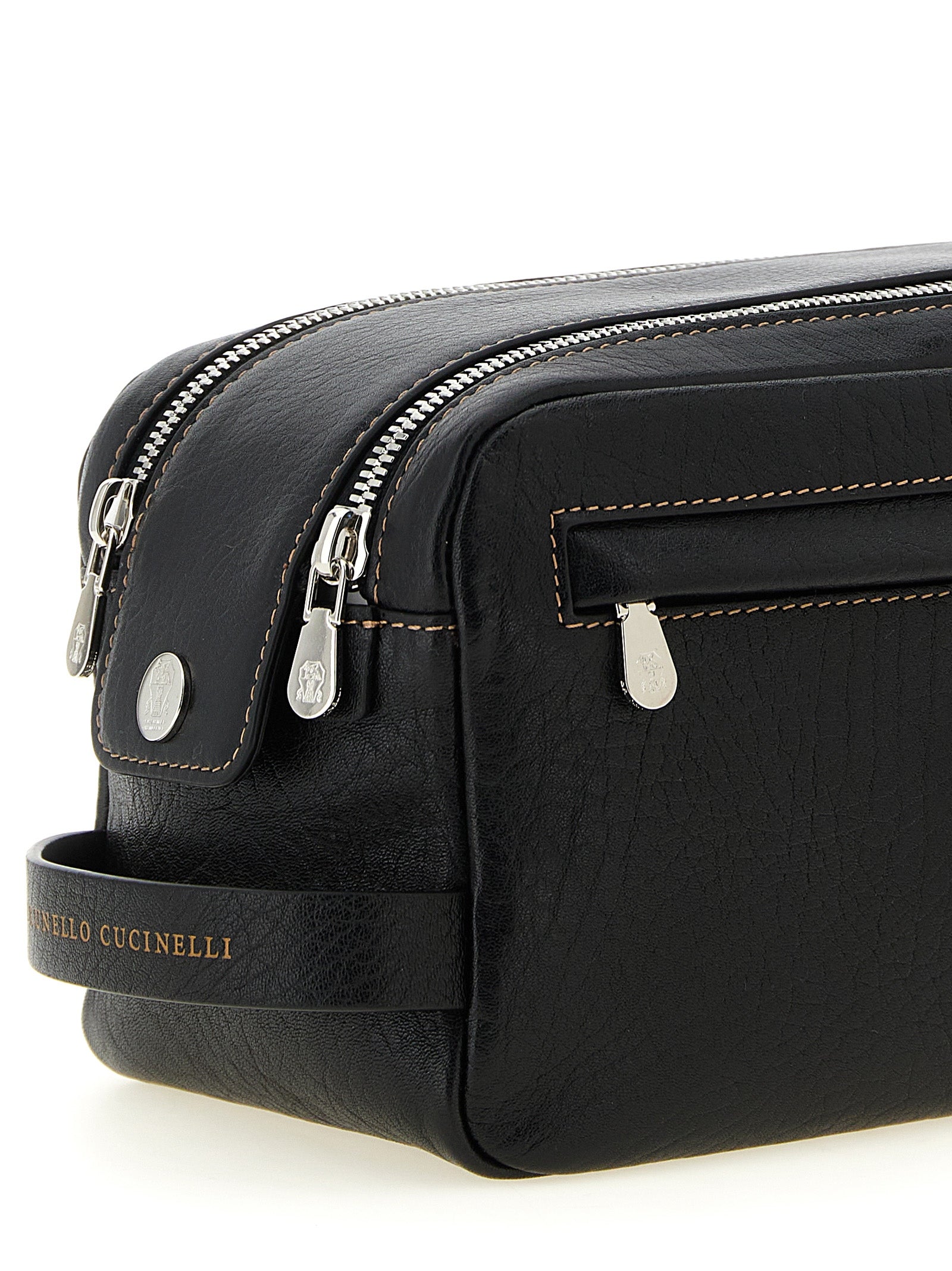 Brunello Cucinelli Black Calfskin Accessories