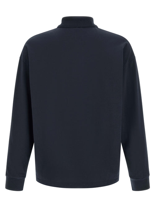 Camisa polo A.P.C. de algodón azul