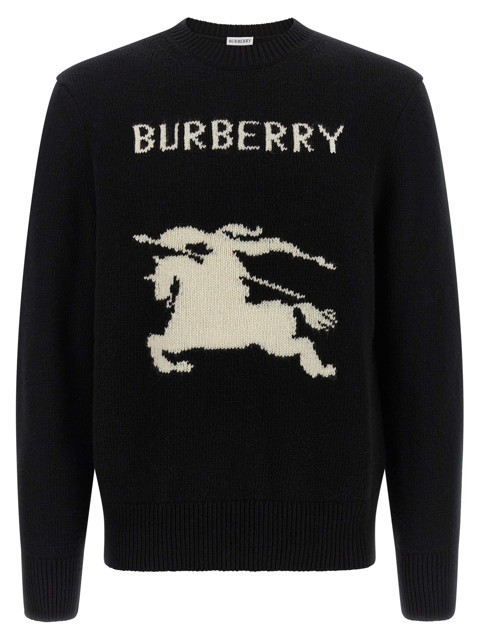 Cárdigan Burberry de lana negra