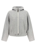 Brunello Cucinelli Gray Cotton Hoodie