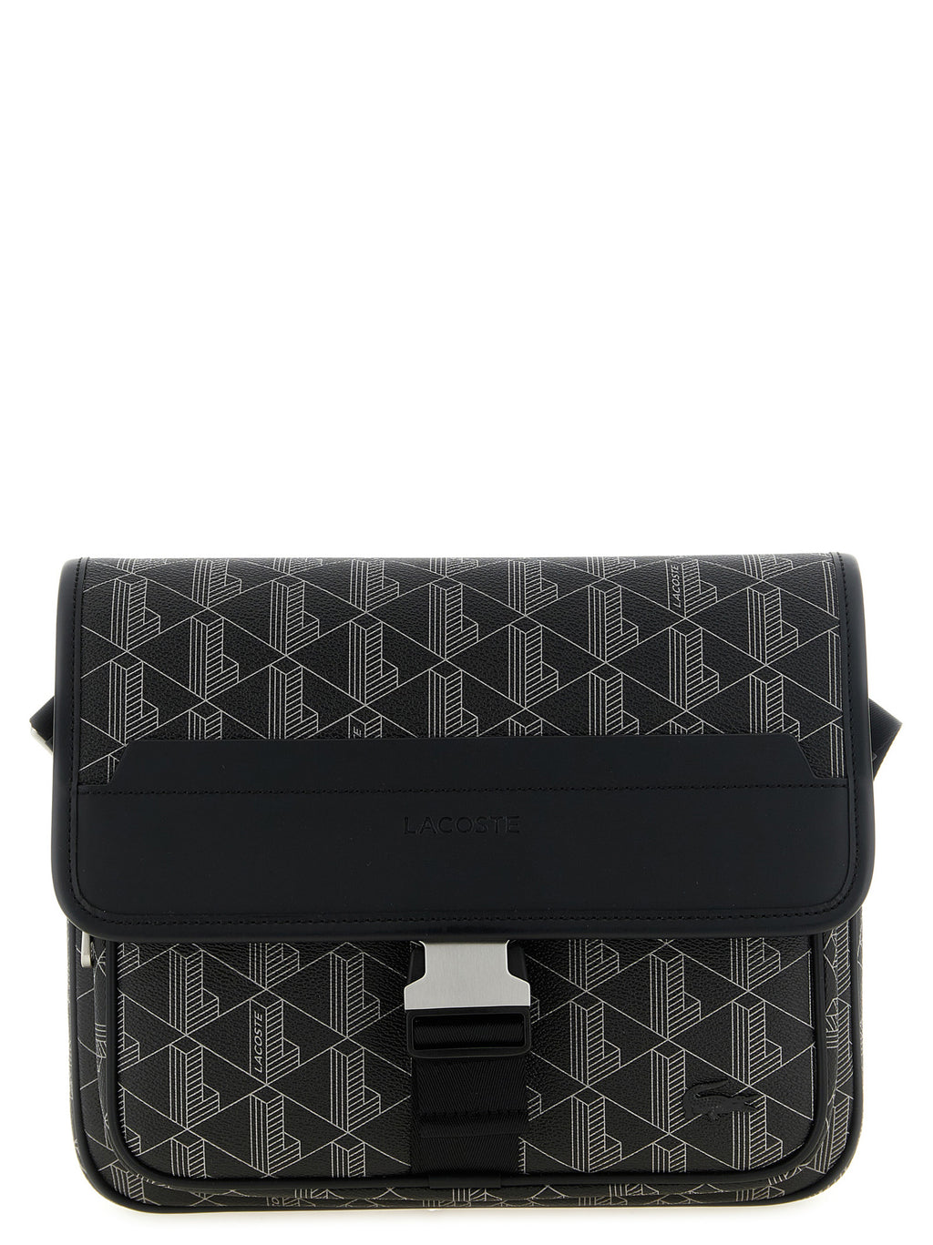 Lacoste Black Pvc Crossbody Bag