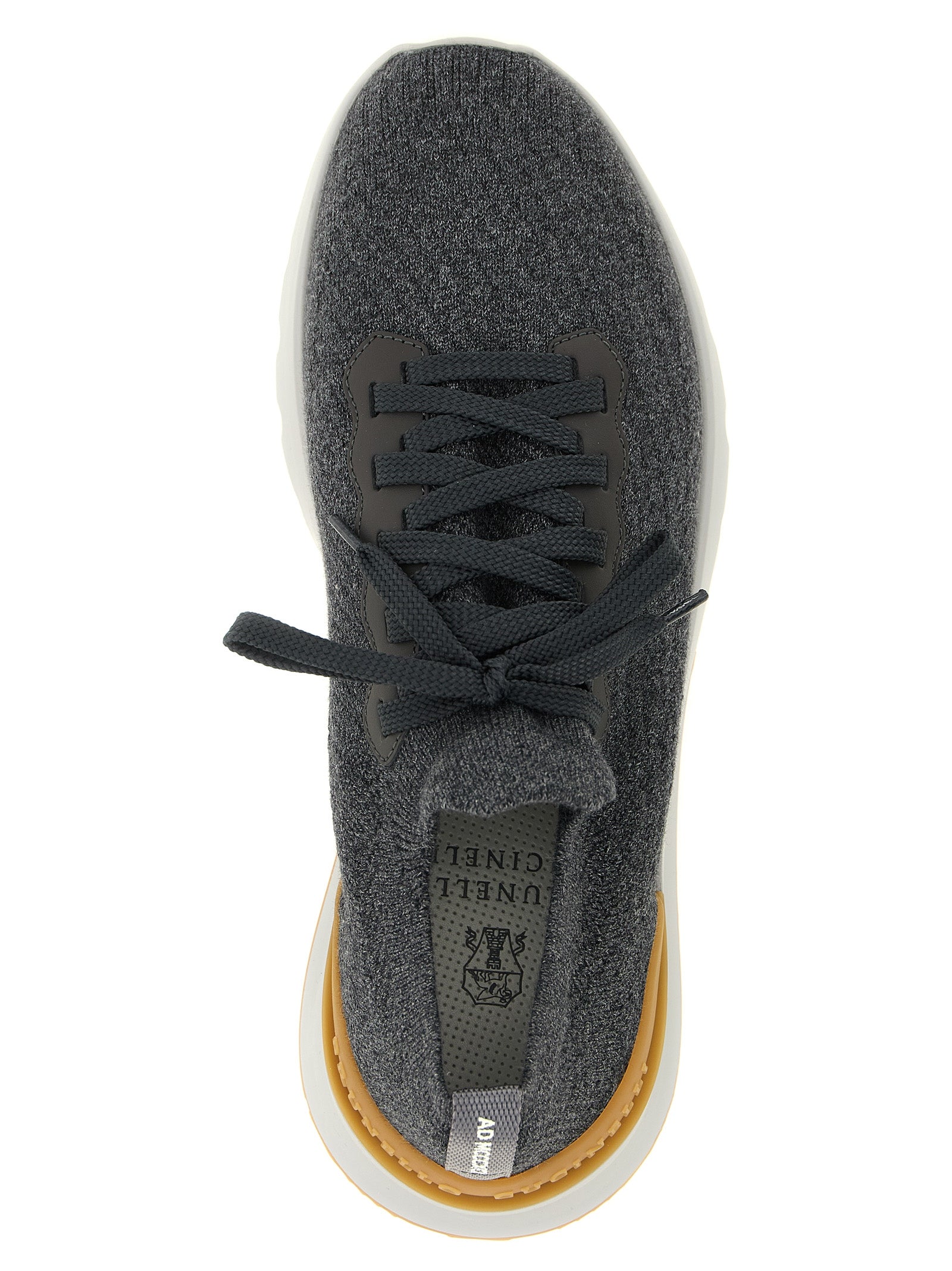 Zapatillas deportivas Brunello Cucinelli de algodón gris