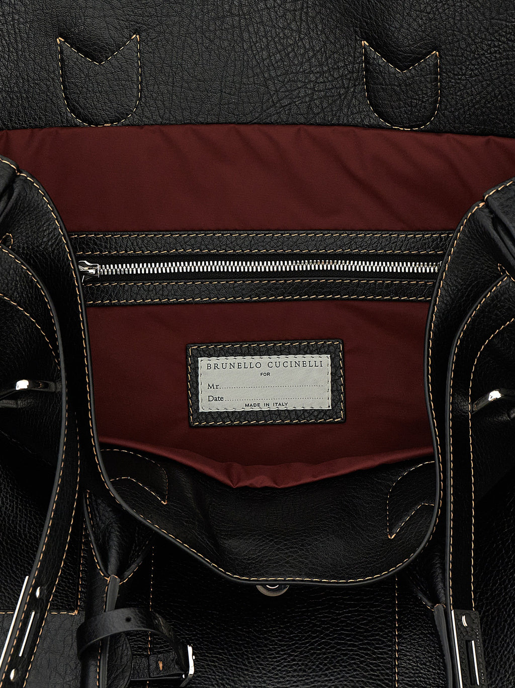 Brunello Cucinelli Black Calfskin Accessories