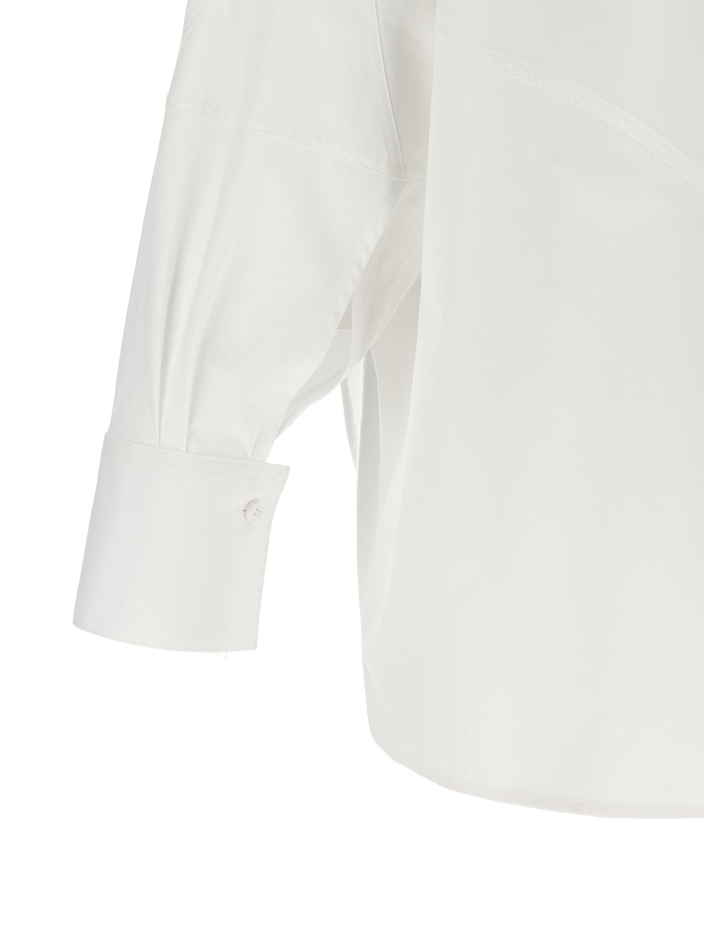 The Attico White Cotton Blouse