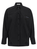 The Attico Black Cotton Blouse