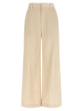 Brunello Cucinelli Pantalón Casual de Algodón Beige
