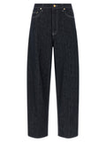 Fabiana Filippi Blue Cotton Jeans Denim