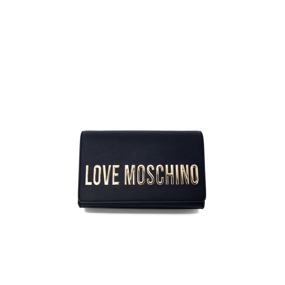 Bolso de mano Love Moschino negro de polietileno
