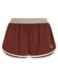 Brunello Cucinelli Bordeaux Polyamide Bermuda Shorts