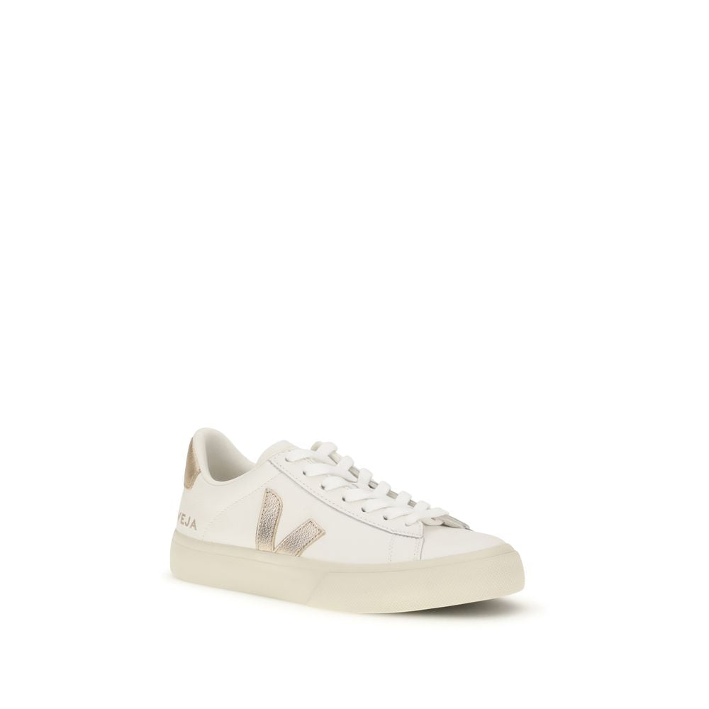 Zapatillas bajas Veja de piel de becerro blanca Bos Taurus