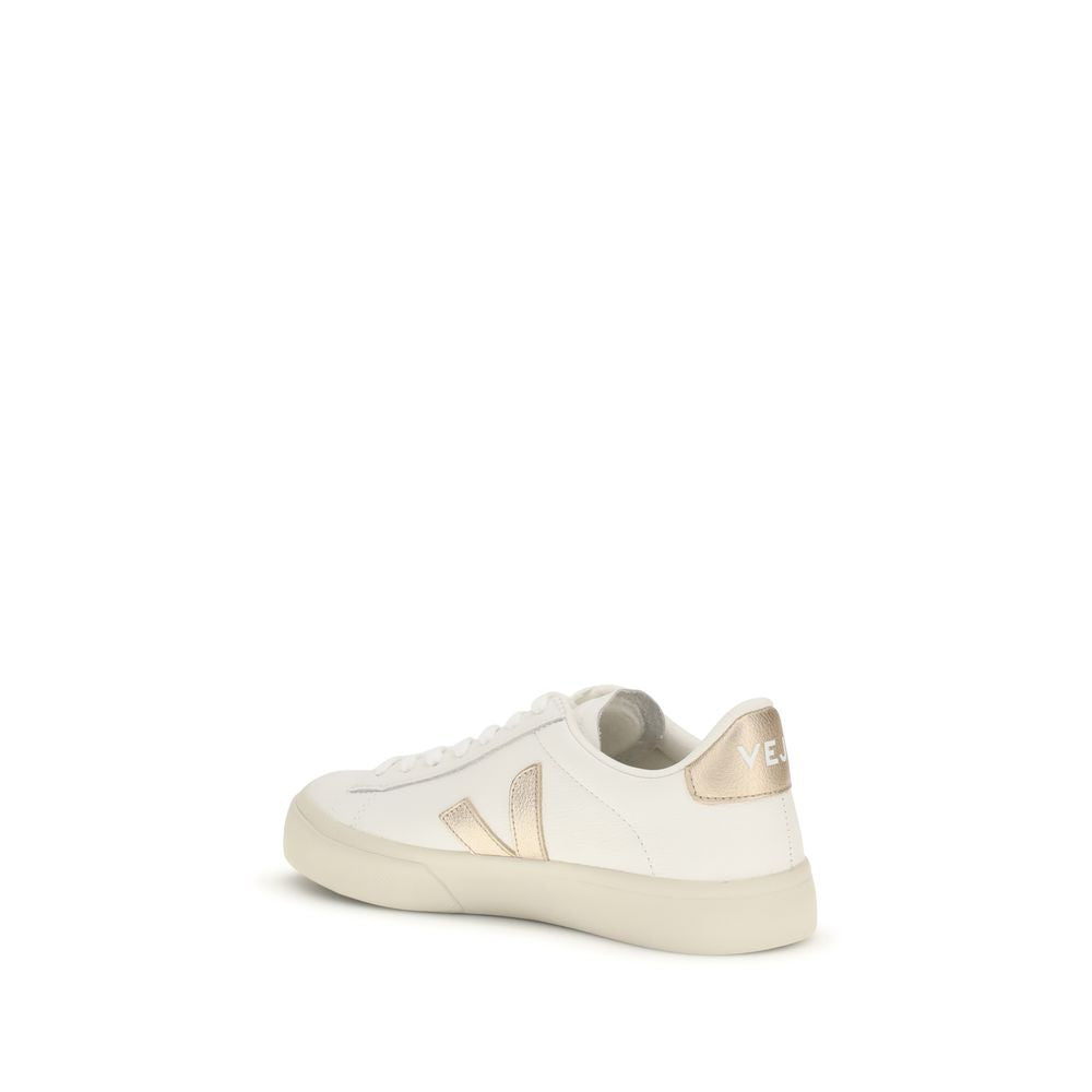 Zapatillas bajas Veja de piel de becerro blanca Bos Taurus