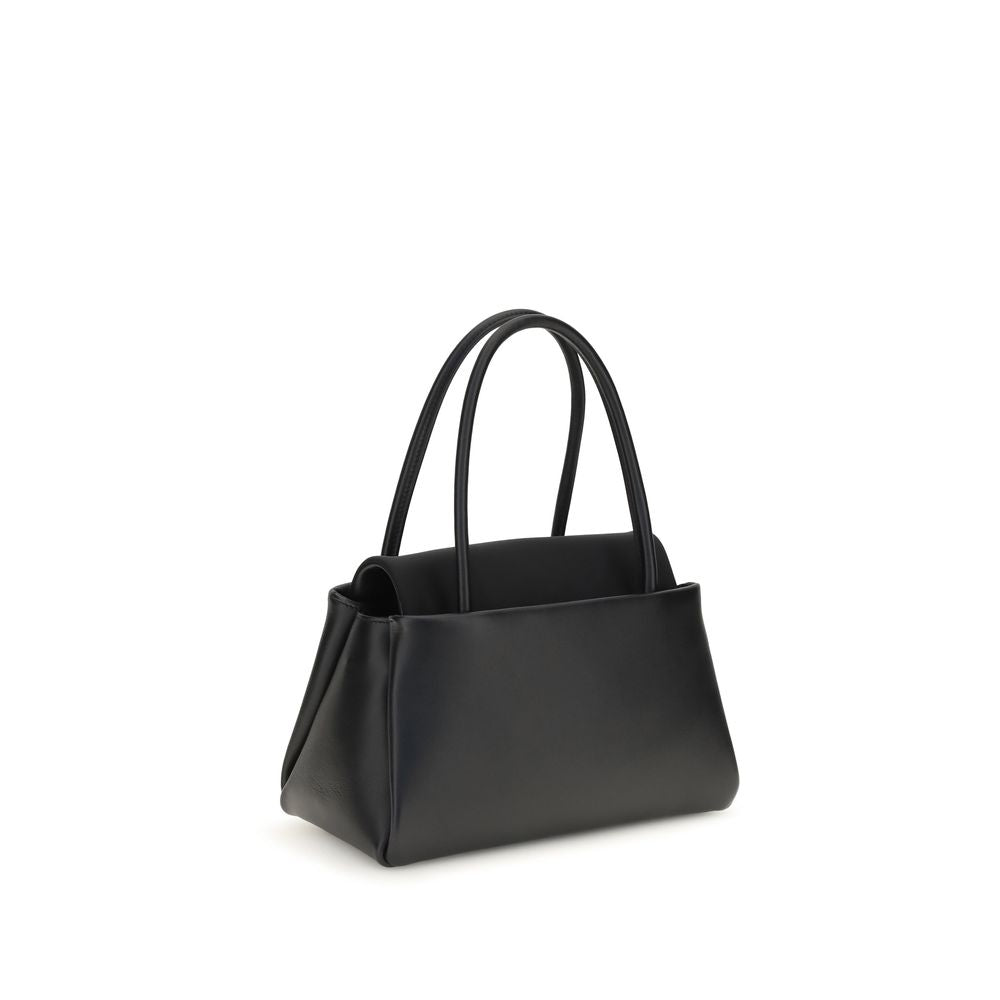 Bolso de mano Prada de piel de becerro negra Bos Taurus